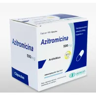 AZITROMICINA 500 MG CAJA X 100 CAPSULAS - Ecofarma